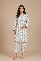 Shirt & Trouser Unstitched 2Pcs Suit 23